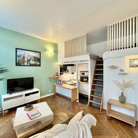 Le Noir Bois Et Blanc - Studio - Wifi - Centre Ville - Entree Autonome Quimper Ngoại thất bức ảnh