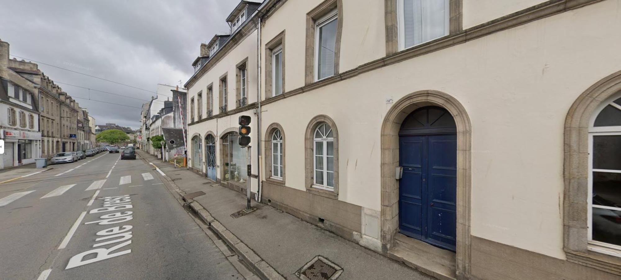 Le Noir Bois Et Blanc - Studio - Wifi - Centre Ville - Entree Autonome Quimper Ngoại thất bức ảnh